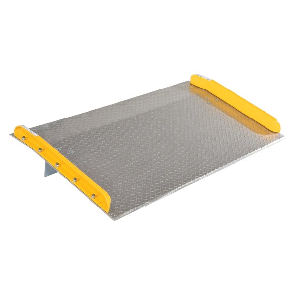 Vestil 60" x 36" Aluminum Truck Dockboards with Steel Safety Curb, 15,000 lb Capacity TAS-15-6036 - main